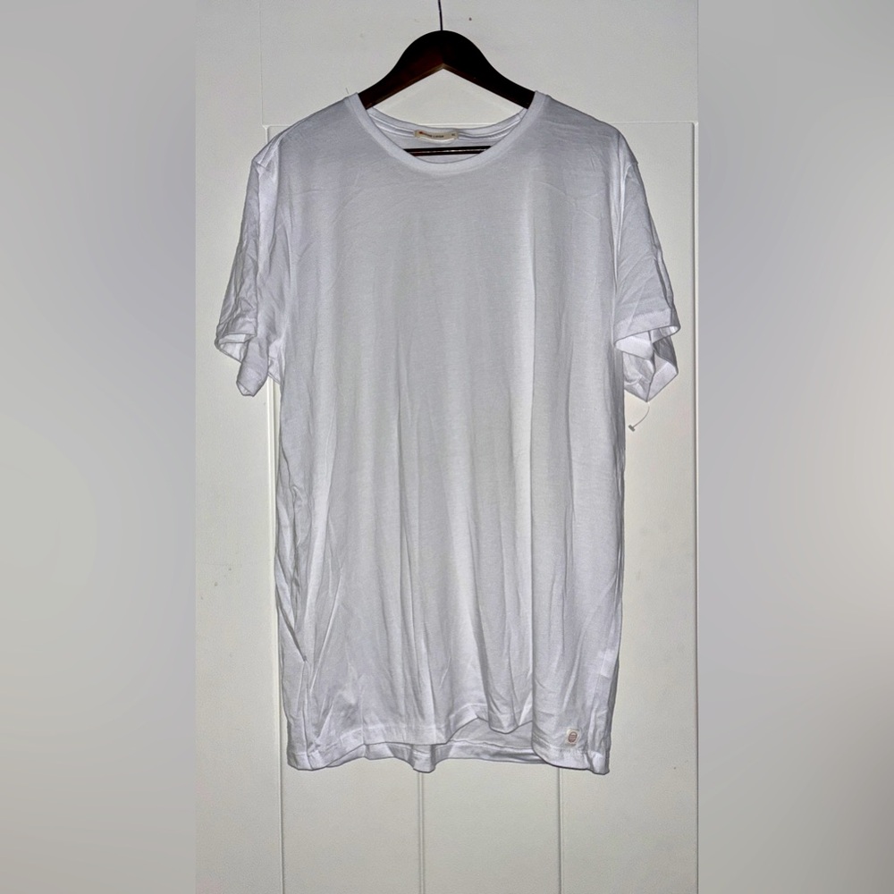 Marine Layer Men Signature‎ Crew Supima Cotton Short Sleeve Soft  Tee Shirt XL